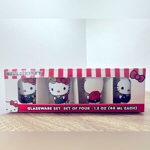 Hello Kitty Glassware Set - Set of 4